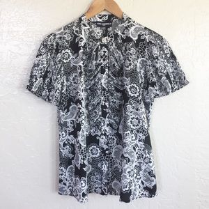 Karl Lagerfeld Button Up Blouse